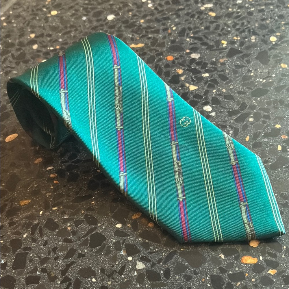Gucci Striped Silk Tie